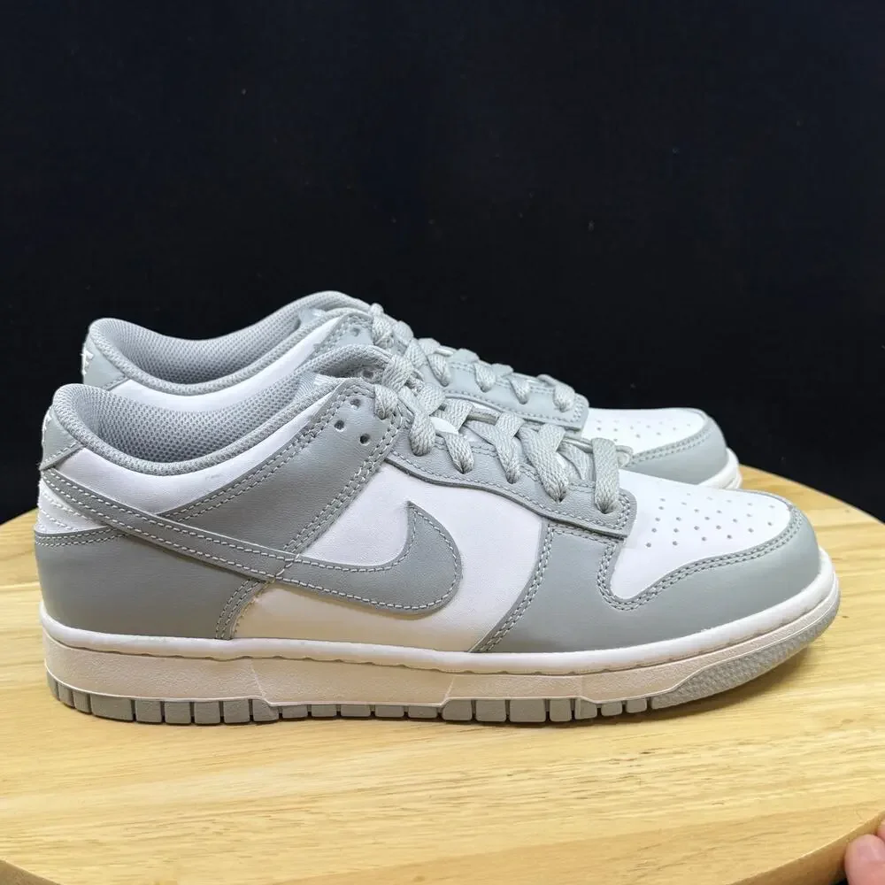 Nike Dunk Low Size 6Y/ 7.5W White Light Smoke Grey GS NBY FB9109-123